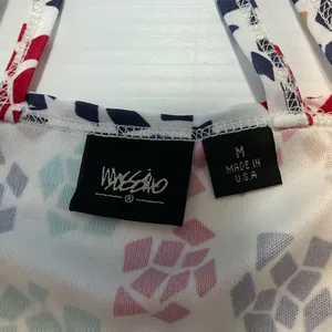 Mossimo Geometric Tank Top Keyhole Detail Women Sz M Y2K thumbnail 6