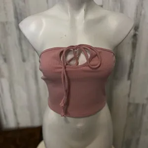 Pink strapless top Pink Size M thumbnail 1