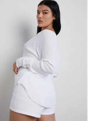 Aritzia TNA Alder Thermal White thumbnail 2