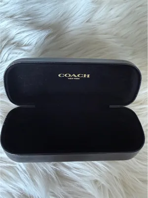 Coach Black Hard Eyeglass Case thumbnail 3