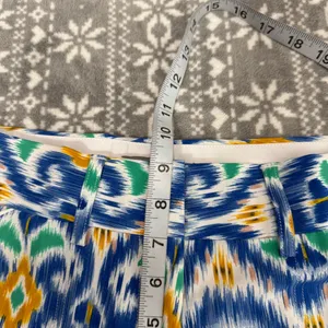 Peter Millar Wicking Pants 6 Cropped Golf Cotton Blend Blue White Coastal‎ Prep thumbnail 12
