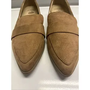 Dr Scholls 9M Emilia Pointed Toe Slip-On Tan Flat Loafer Comfort Shoes thumbnail 3