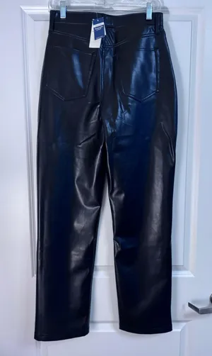 Abercrombie Curve Love Vegan Leather Pants thumbnail 2
