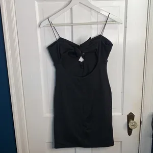 Bardot Sweetheart Ring Body Con Black Minidress Dress W-644 Sz 6 / Small thumbnail 6