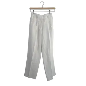 Aritzia Wilfred The Effortless Pant Linen white size 0 thumbnail 2