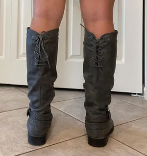 Merritt Riding Boots Gray Size 9.5 thumbnail 7
