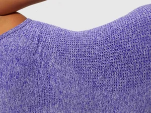 Gymshark Vital Seamless Tank Purple Marl Racerback Sculpting Athleisure Top S thumbnail 6