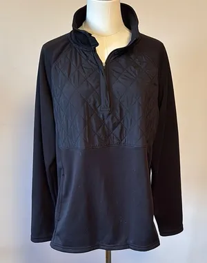 Avia Black Boxy Polo Sweatshirt thumbnail 1