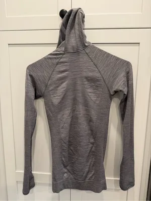 lululemon athletica Gray Lightweight Hooded Pullover thumbnail 2