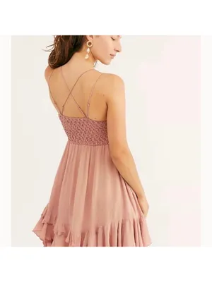 Free people adella slip dress thumbnail 2
