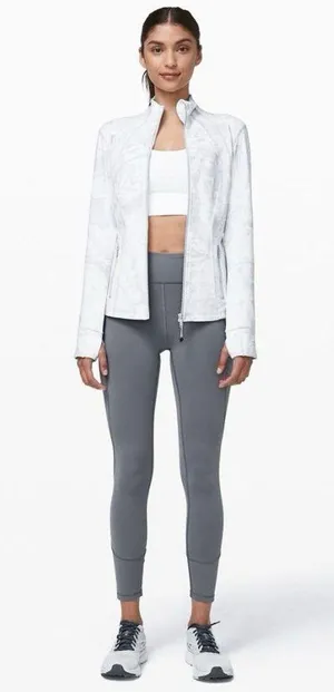 Lululemon Define Jacket  Women's size 12- Gray/White Print thumbnail 3