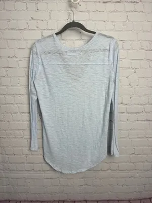 We the free XS light blue long sleeve free people coastal v neck tunic thumbnail 6