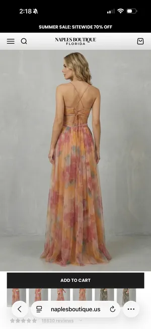 Boutique dress thumbnail 2