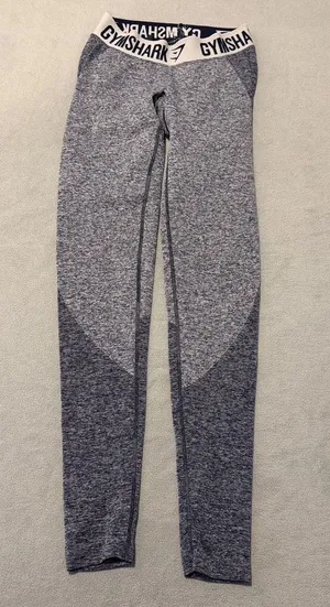 Gymshark Women’s Flex Seamless Leggings XS Grey Marl Gym Bodybuilding thumbnail 1