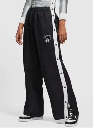 NWT $200 Nike x Ambush Tearaway Pants Brooklyn Nets NBA DB8589-010 Women’s XL thumbnail 2