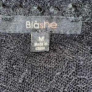 Blashe sheer lace goth style blouse! Black Size M thumbnail 8