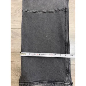 Hollister Ultra High-Rise Dad Jean‎ Washed Black Seam Detail Size 17R 36x28 thumbnail 7