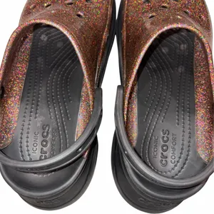 Crocs Classic Bae Translucent Glitter Platform Clogs Shoes Limited Edition 10 thumbnail 5