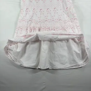 Roller Rabbit Target Pink White Eyelet Embroidery Drop Waist Sun Dress Small New thumbnail 5