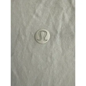 Lululemon‎ Womens White Racerback Scoop Neck Relaxed Fit Athletic Tank Top thumbnail 4