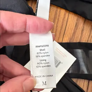 Andie Bikini Set Maui Top Cheeky Bikini‎ Bottom Black size M NWT thumbnail 9