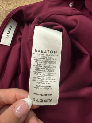 Babaton Aritzia Contour Off the Shoulder Bodysuit in Wine Red Women’s Size Small thumbnail 8