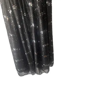 Rockin Town Y2k 2000s Size Small Sequin Whymsical‎ Feather Mini Going Out Dress thumbnail 3