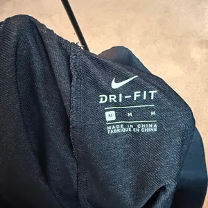 Nike Women's Black Athletic Shorts size medium sports shorts gym causal shorts thumbnail 5