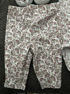 Flower onesie Pink Size newborn thumbnail 3