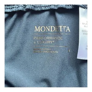 Mondetta‎ Paperbag Waist Shorts Womens Medium Blue Drawstring Pockets Stretch thumbnail 10