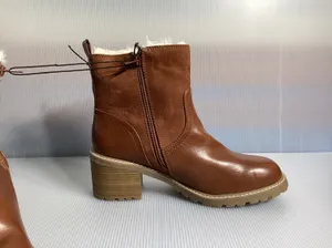 Universal Threads Cognac Faux Fur Ankle Boots - Size 11 thumbnail 5