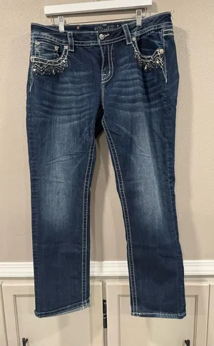 Miss Me Easy Ankle Skinny Mid Rise 34x29 thumbnail 1