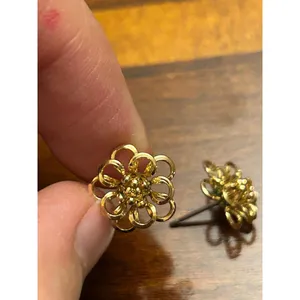 Vintage fashion jewlery earrings pin 3 pairs thumbnail 5