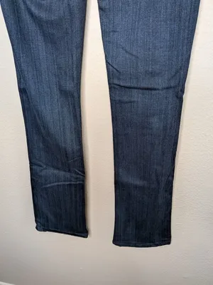 Paige Manhattan Bootcut Dark Wash Womens Jeans Size 26 Inseam 32" thumbnail 4