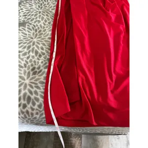 Lulus One Shoulder Maxi Dress Red Satin Asymmetrical Hem sz Small Party Wedding thumbnail 8