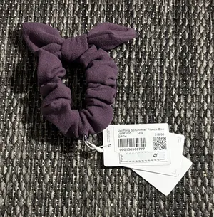 Lululemon Uplifting Scrunchie *Fleece Bow Grape Thistle NEW thumbnail 1