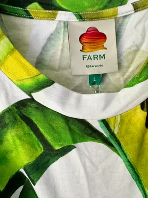 Farm Rio Tropical Foliage Cotton Tee, Size S thumbnail 8