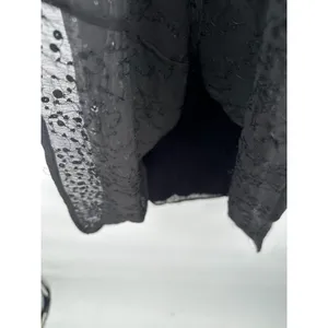Soft Surroundings Black‎ Sequin Maxi Skirt Size 1X Flowy Party Witchy Whimsigoth thumbnail 2