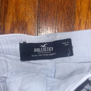 Hollister Light Blue/Gray High-Waisted Shorts thumbnail 3