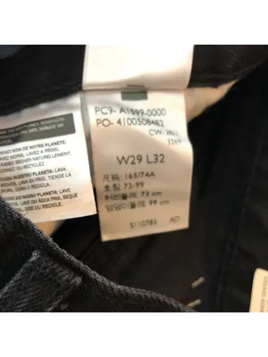 Levi's Womens Jeans High Loose Flare Wide Leg High Rise Black 29 thumbnail 6
