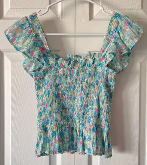 Mine Floral Smocked Top thumbnail 2