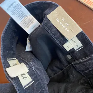 NWT Madewell Limited-Edition‎ Drop: The Studded '90s Straight Jean size 26 black thumbnail 5