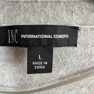 GRAY PEARL CARDIGAN SWEATER BUTTON DOWN‎ PREPPY LARGE thumbnail 4