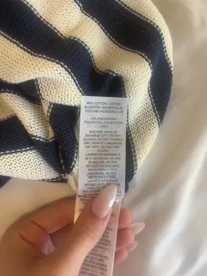 Edikted blue stripe sweater xs thumbnail 4