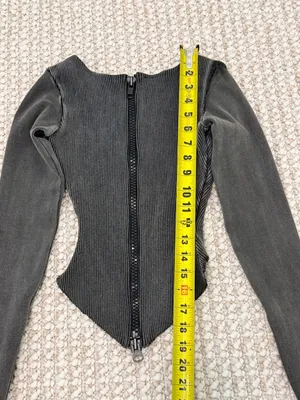 The K Label Kache ribbed Top size Small Black thumbnail 9
