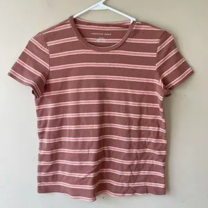 american eagle striped tee thumbnail 1