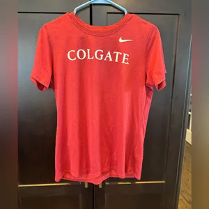 Nike Colgate Maroon Red Dri-FIT T-Shirt thumbnail 2