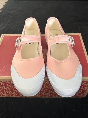VANS Mary Jane pink rose velvet buckle shoes sneakers women’s 8.5 new thumbnail 7