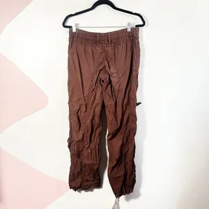 Urban Outfitters Cargo Pants Womens Medium Y2K Brown Baggy‎ Gorpcore thumbnail 2