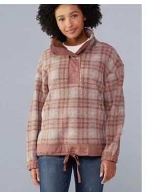 REI Norseland fleece pullover Purple Size L thumbnail 2